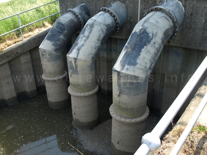 discharge pipes