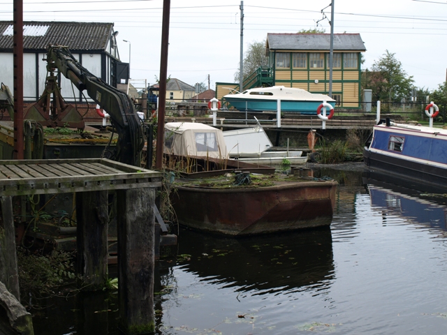 end of dockyard in Littleport in Oct 2010 by Eddy Edwards