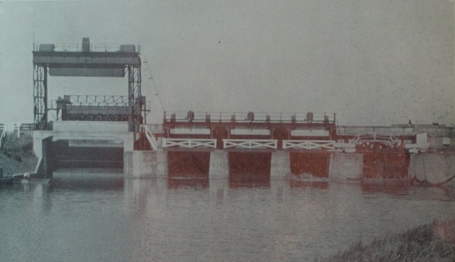 Denver Sluice from upstream 1938