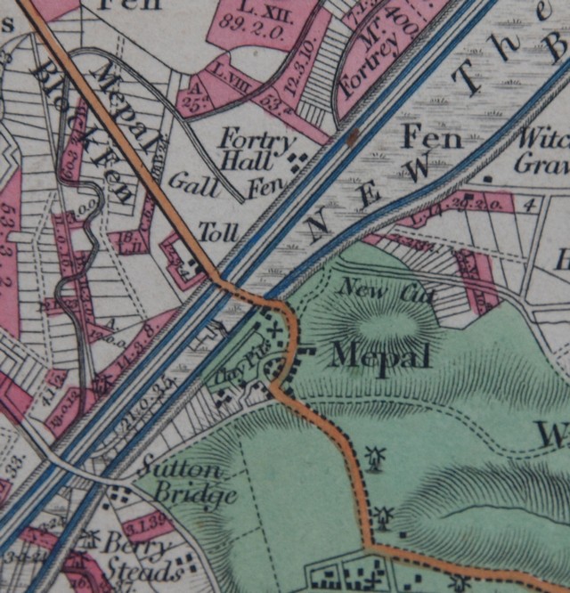 Samuel Wells 1828 map